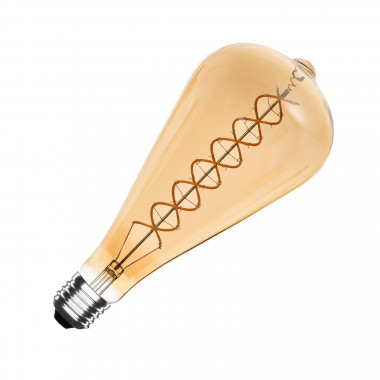 8W E27 ST64 Amber Big Lemon Filament LED Bulb