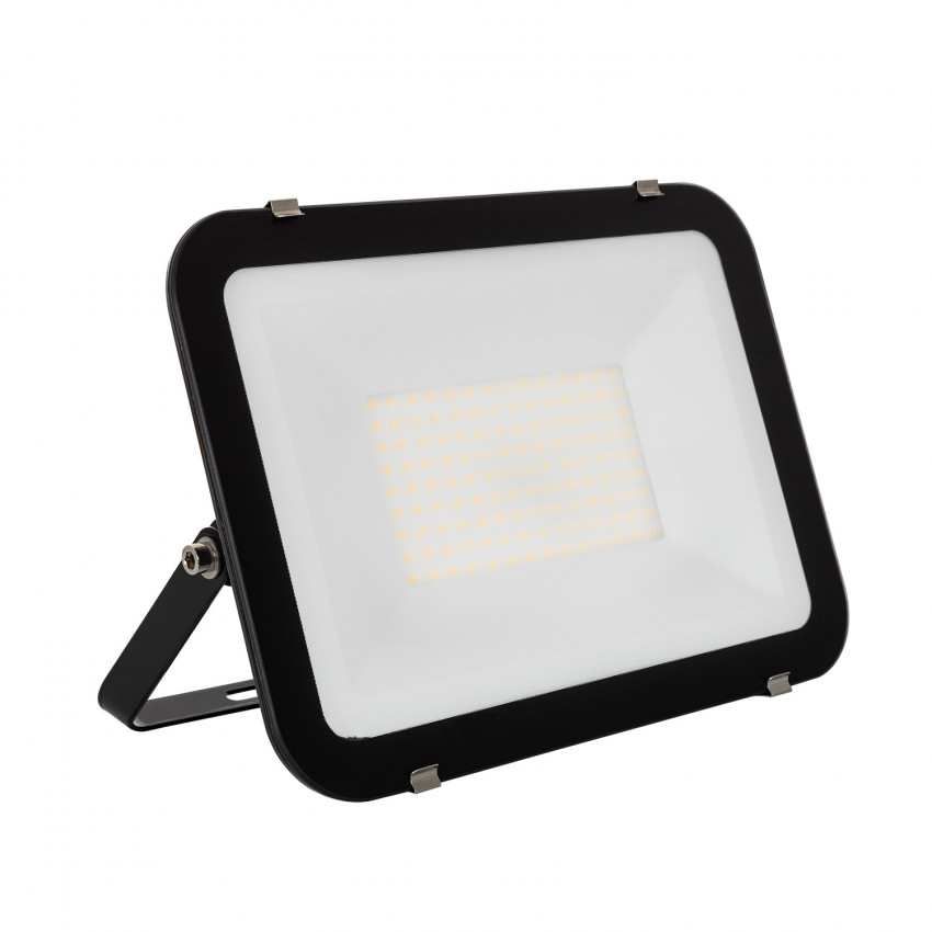 Produkt von LED-Flutlichtstrahler 100W 120lm/W IP65 Slim Glas Schwarz