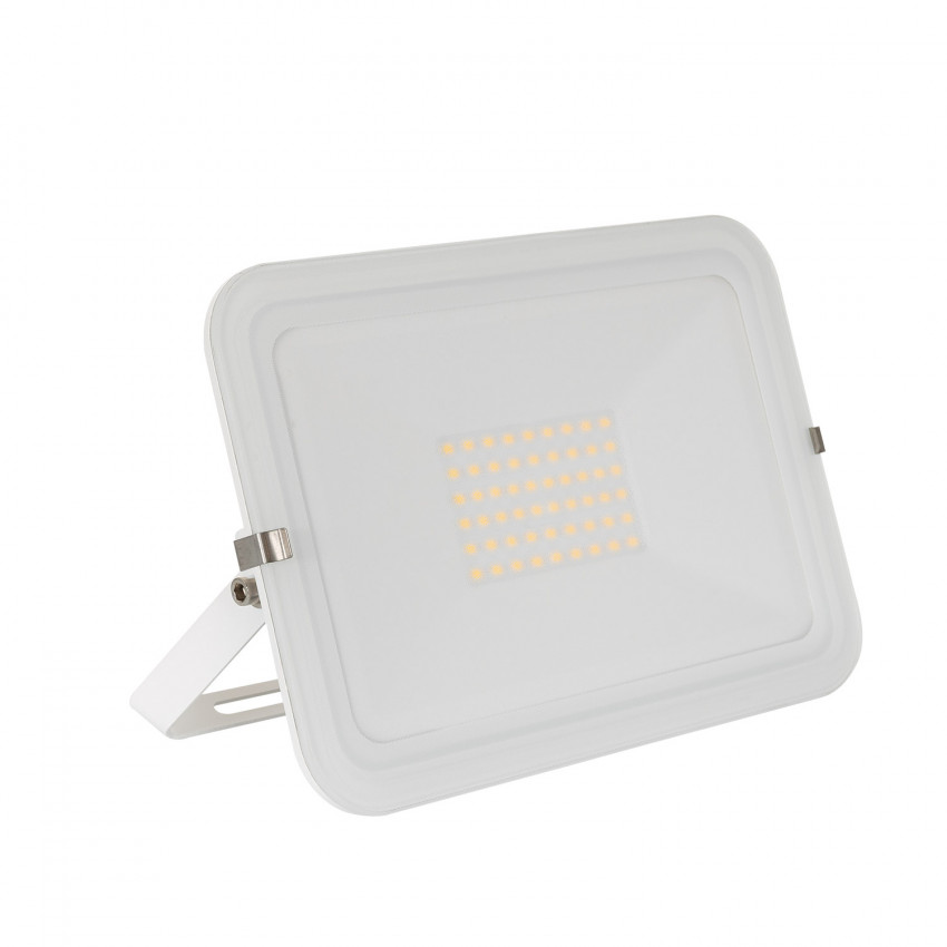 Produkt von LED-Flutlichtstrahler 50W 120lm/W IP65 Slim Glas Weiss