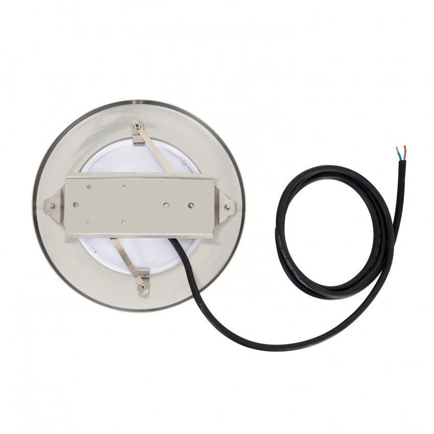 Product van Zwembadlamp onderdomplebaar Opbouw LED 20W IP68  RVS 20W IP68
