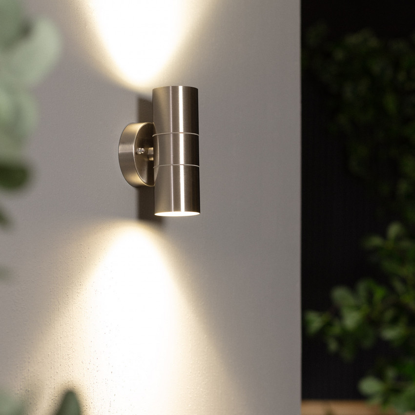 Product of Satin Stainless Steel Outdoor Double Sided Wall Light