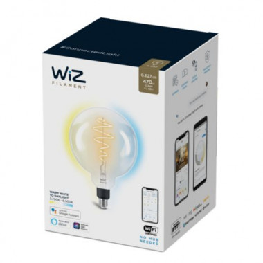 Product van LED Lamp Filament E27 6.7W 806 lm G200 WiFi + Bluetooth Dimbaar CCT WIZ 