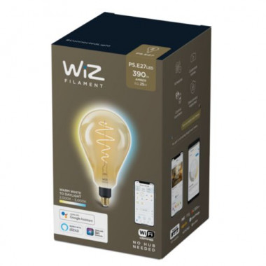 Product van LED Lamp Smart WiFi E27 PS160 Dimbaar WIZ Filament Vintage 6.5W