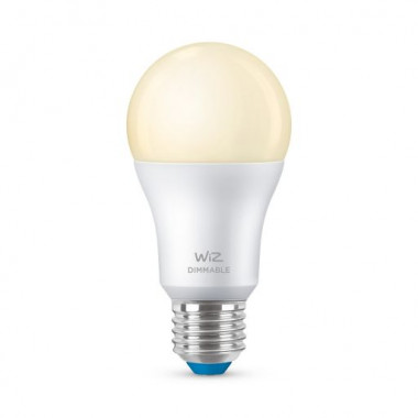 Slimme LED Lamp E27 8W 806 lm A60 WiFi + Bluetooth  Dimbaar WIZ
