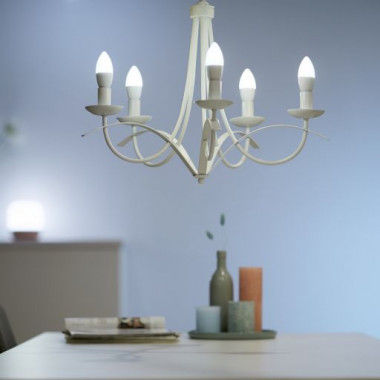 Prodotto da Lampadina LED Smart  E14 4.9W 470 lm C37 Wi-Fi + Bluetooth Regolabile WIZ  