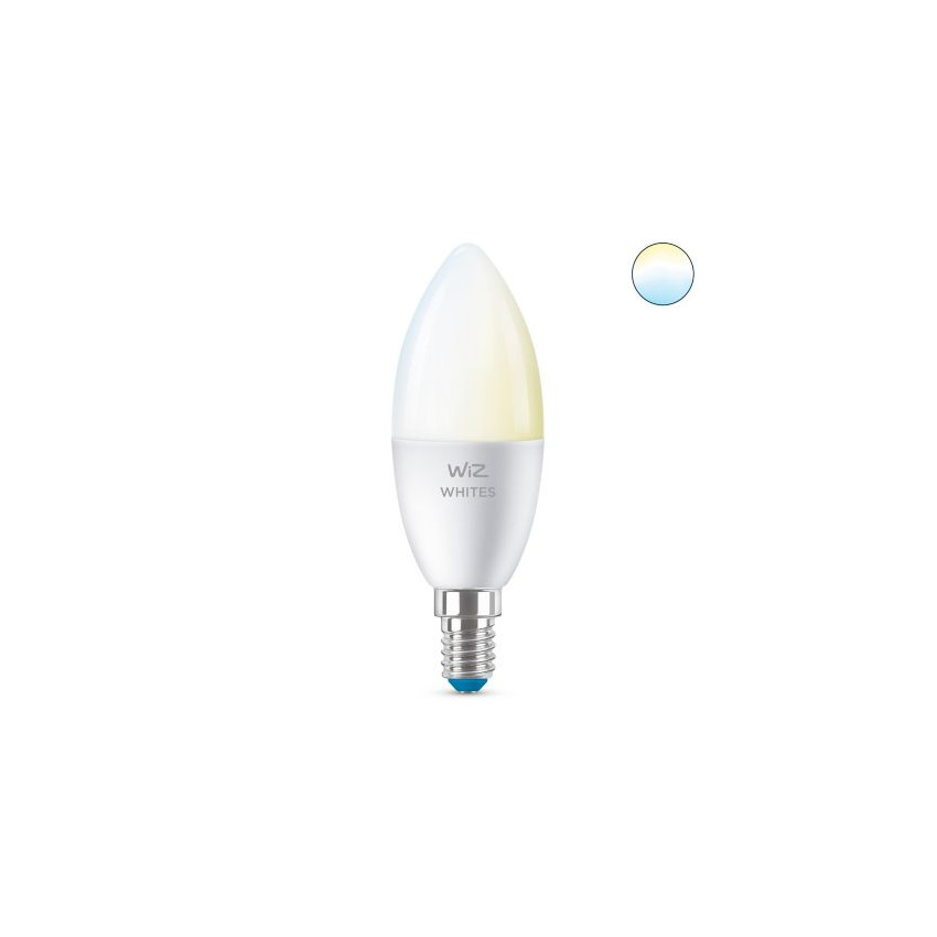 Product of 4.9W E14 C37 Smart WiFi + Bluetooth WIZ CCT Dimmable LED Bulb 