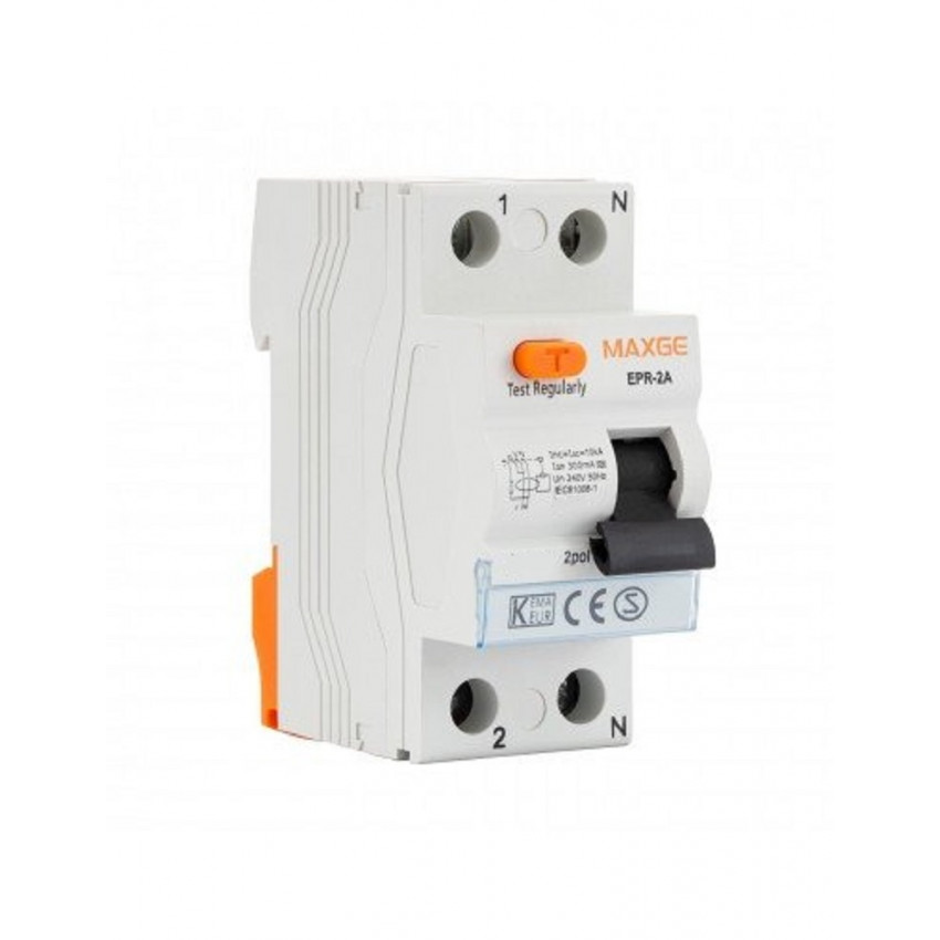 Product van Interruptor Diferencial Residencial MAXGE 2P-300mA-Clase AC-10kA