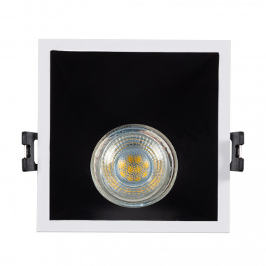 Produkt von Downlight-Ring Eckig 45º Niedriger UGR-Wert für LED-Lampe GU10 / GU5.3 Schnitt 85x85 mm
