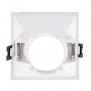 Product van Vierkante Inbouw Ring  45º Laag  UGR Voor LED GU10 / GU5.3 Led Lamp Zaagmaat 85x85 mm