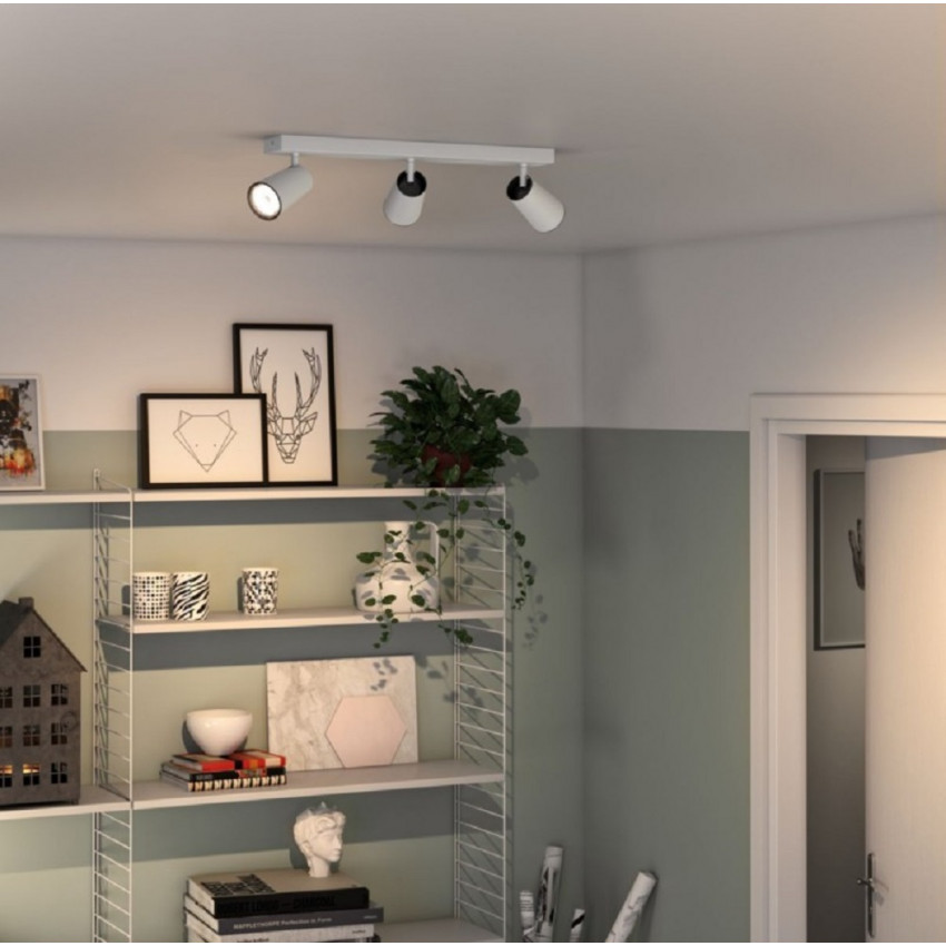 Product van Plafondlamp PHILIPS Paisley LED met 3 Spotlights