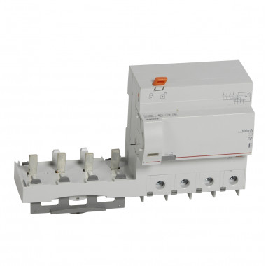 Bloc Différentiel Adaptable Industriel Haute Immunité DX³ 4P 300mA 10kA Class AC 125A LEGRAND 410628