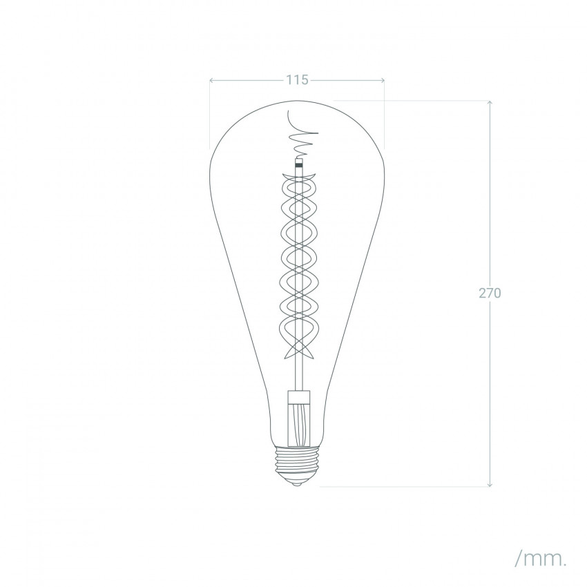 Produkt von LED-Lampe E27 Filament Smoky Big Lemon ST115 8W