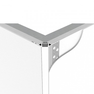 Product van Aluminium profiel Pleisterwerk/Pladur integratie voor buitenhoek LED Strip tot 8 mm