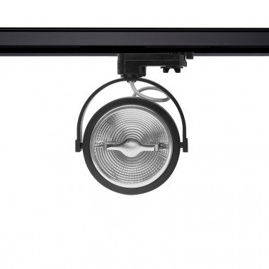 Lištový LED Reflektor Třífázový 15W CREE AR111 Stmívatelný v Černé