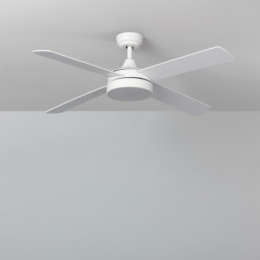 Ventilatore da Soffitto Esterni Weimar Bianco 132cm Motore DC - Ledkia