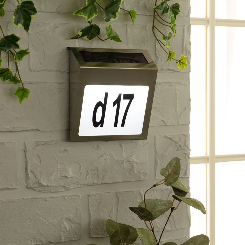Product of Barua Home Outdoor Solar LED Wall Light for Numbering
