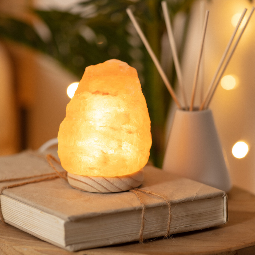 Product of Mineral Salt LED Table Lamp with USB Connection 