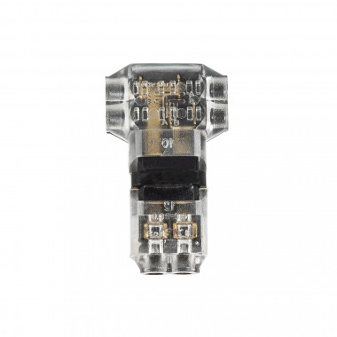 Connecteur Type T 2 Pôles pour Câble Non Dénudé de 0,5mm pour Ruban LED IP40