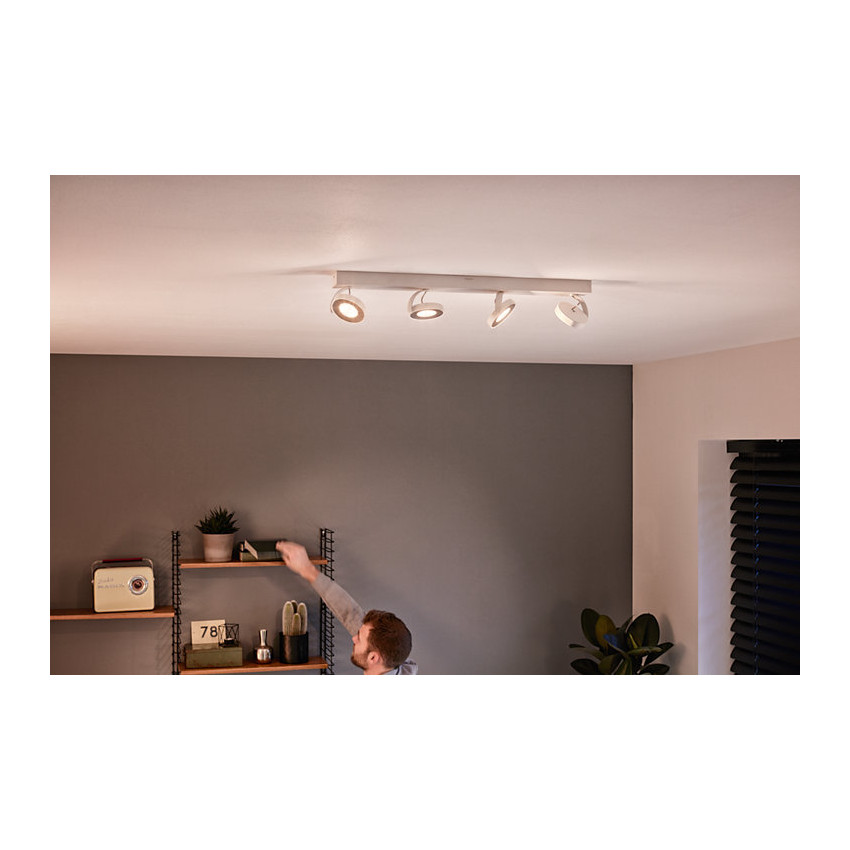 Product van Plafondlamp WarmGlow Dimbara LED 4x4.5W PHILIPS Clockwork