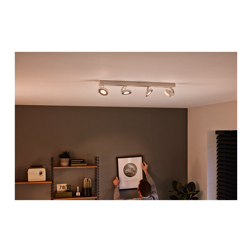 Produkt od Stropní LED Svítidlo 4x4.5W PHILIPS Clockwork WarmGlow Stmívatelné