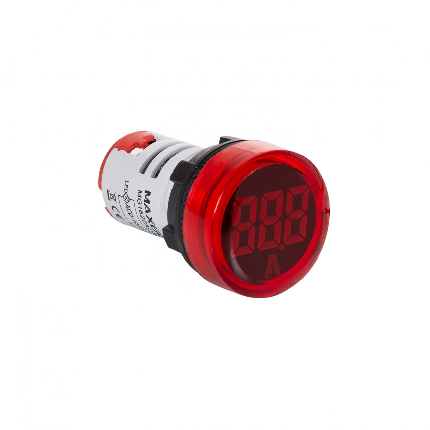 Product of Luminous Indicator MAXGE with Ammeter 0-100A Ø22mm 