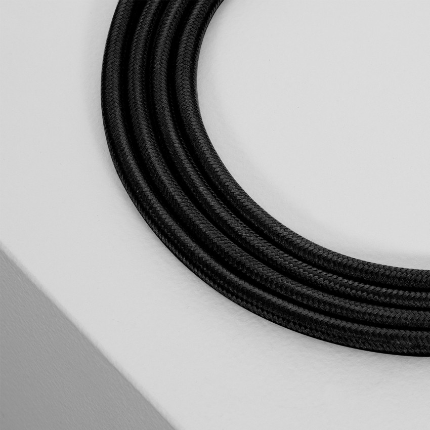 Product of Textile Electrical Cable in Black