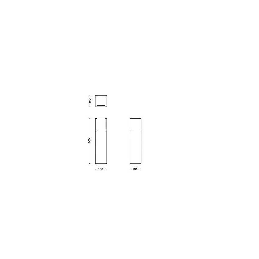 Product van Baken PHILIPS Pedestal Arbour LED 6W