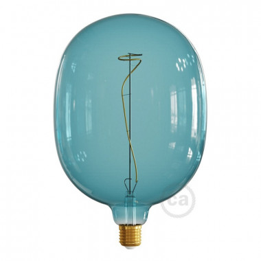 LED-Glühbirne Filament E27 4W 100 lm Dimmbar Creative-Cables Egg Ocean Blue