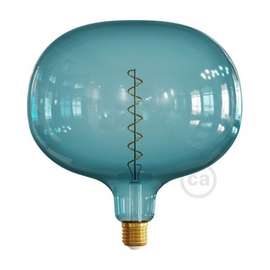LED-Glühbirne Filament E27 4W 100 lm Dimmbar Creative-Cables Cobble Ocean Blue