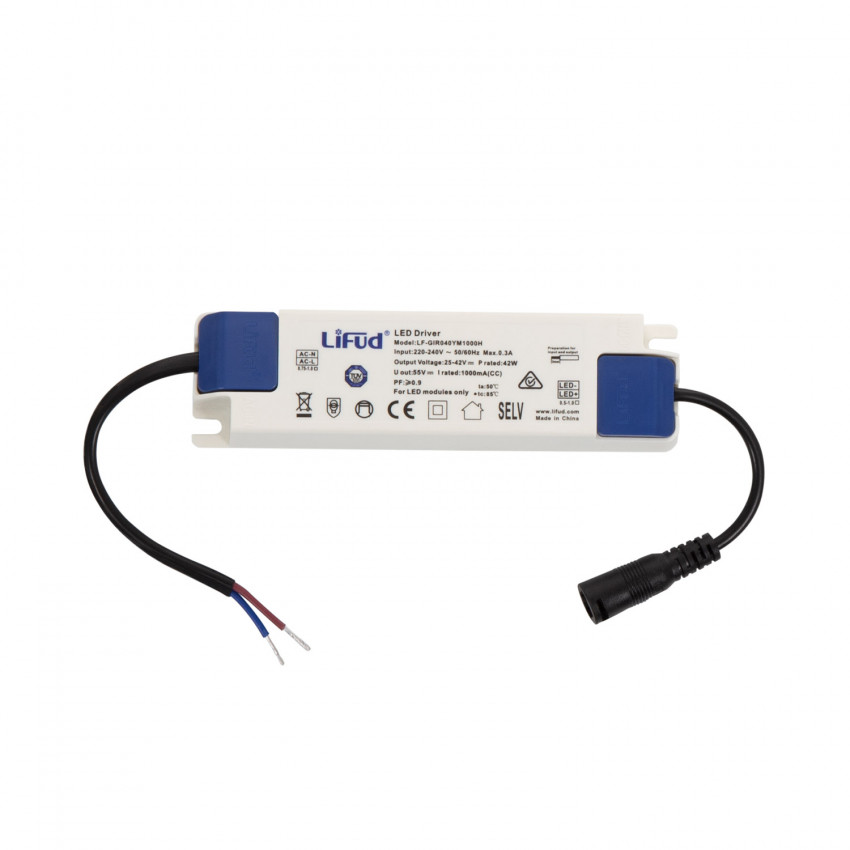 Product van LED Paneel 60x60cm 40W 4000lm LIFUD + Ophangkit