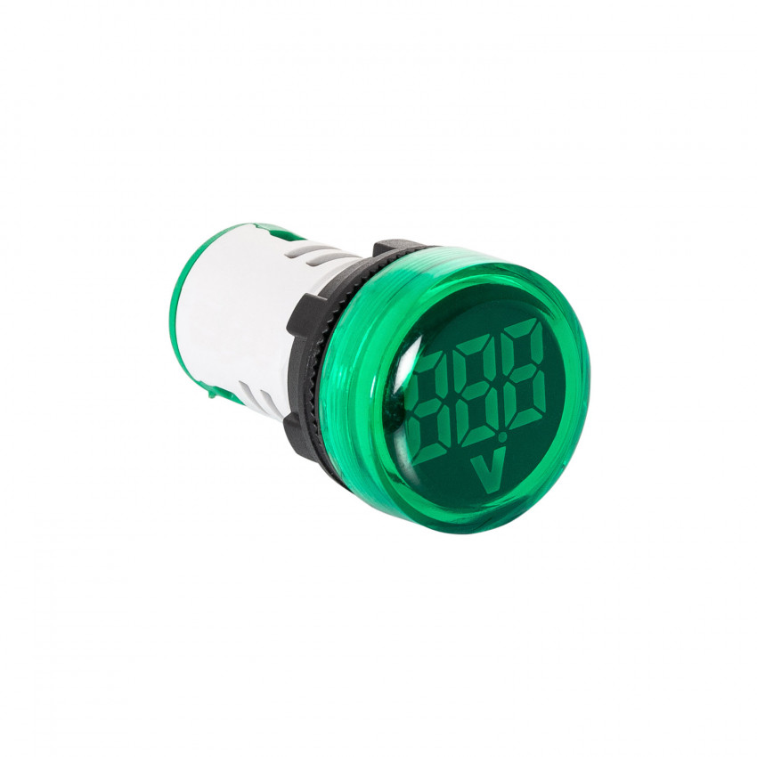 Product of Luminous Indicator MAXGE Voltmeter 20-500V Ø22mm