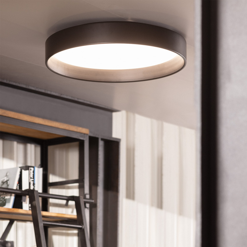 Product van Plafondlamp LED Rond Design 15W zwart