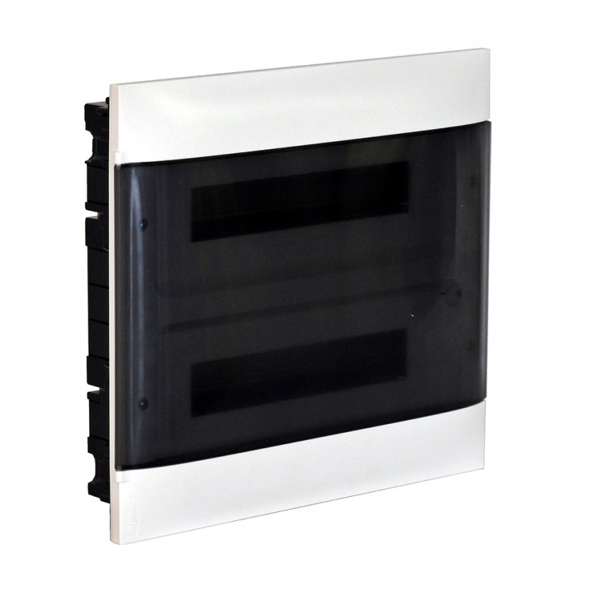 Produkt od Zápustná Skříňka Practibox S pro Montované Příčky s Průhlednými Dveřmi 2x18 Moduly LEGRAND 137077