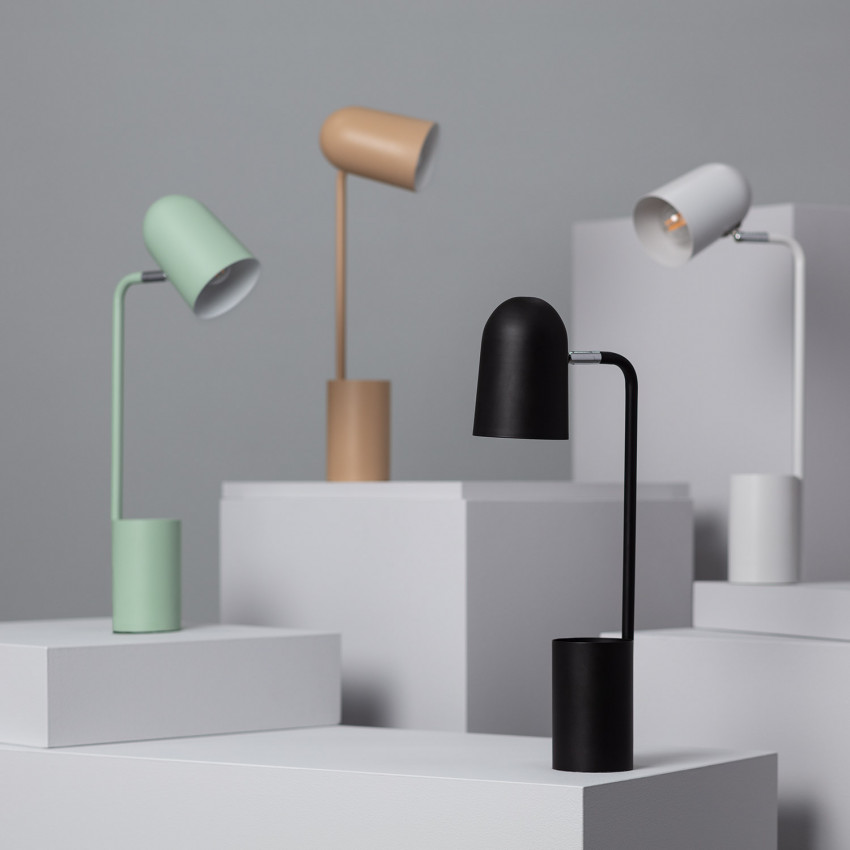Product van Waal Metalen Flexo Bureaulamp met Potloodhouder