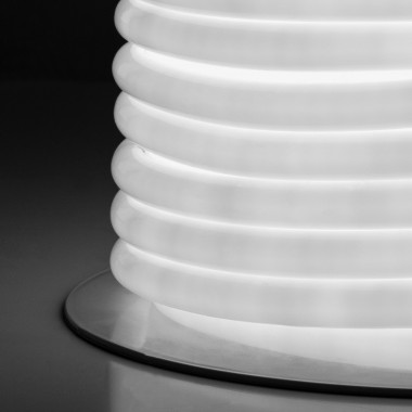 Product van LED Strip neon Flexibel Rond 360 120LED/m koel wit 50 meter
