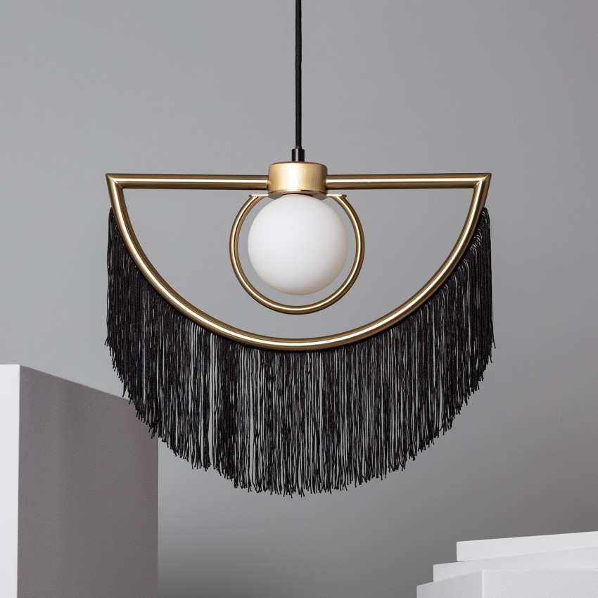 Product van Hanglamp Metaal met Franjes Dalila