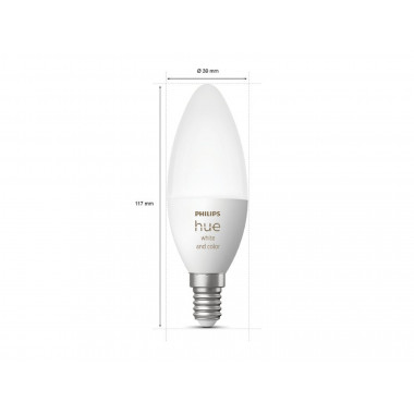 Produkt von LED-Glühbirne E14 White Color 4W PHILIPS Hue