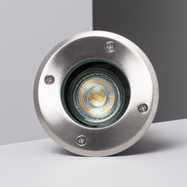 Spot LED Extérieur 18W Solid Encastré au Sol Inox - Ledkia