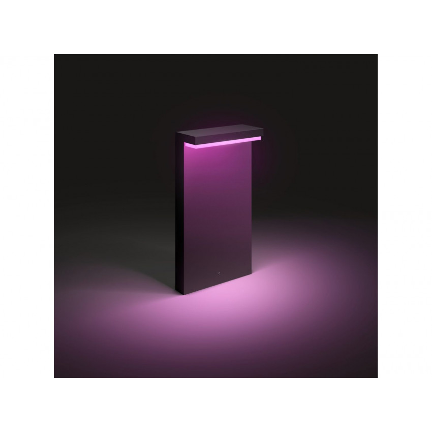Product of PHILIPS Hue 13.5W Nyro RGBW LED Outdoor Bollard 40cm