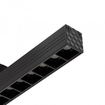 Product Magneet Rail Spot Linear Eenfase 20mm 15W 48V CRI90 Zwart UGR 16