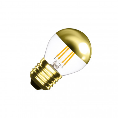 LED-Glühbirne Filament E27 4W 300 lm G45 Dimmbar Gold
