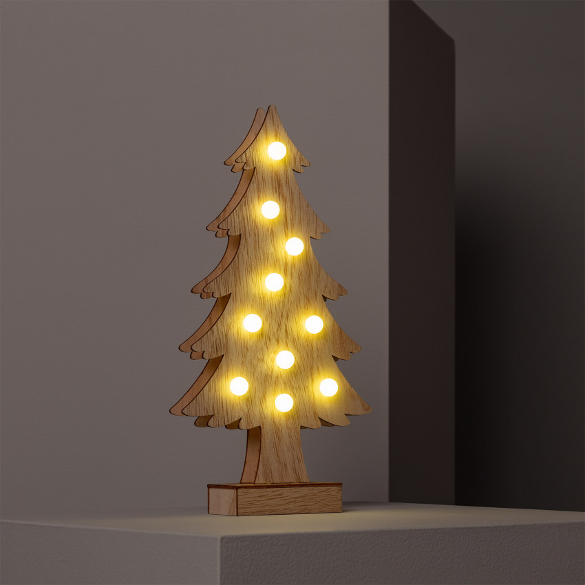 Prodotto da Albero di Natale LED Wood con Batteria