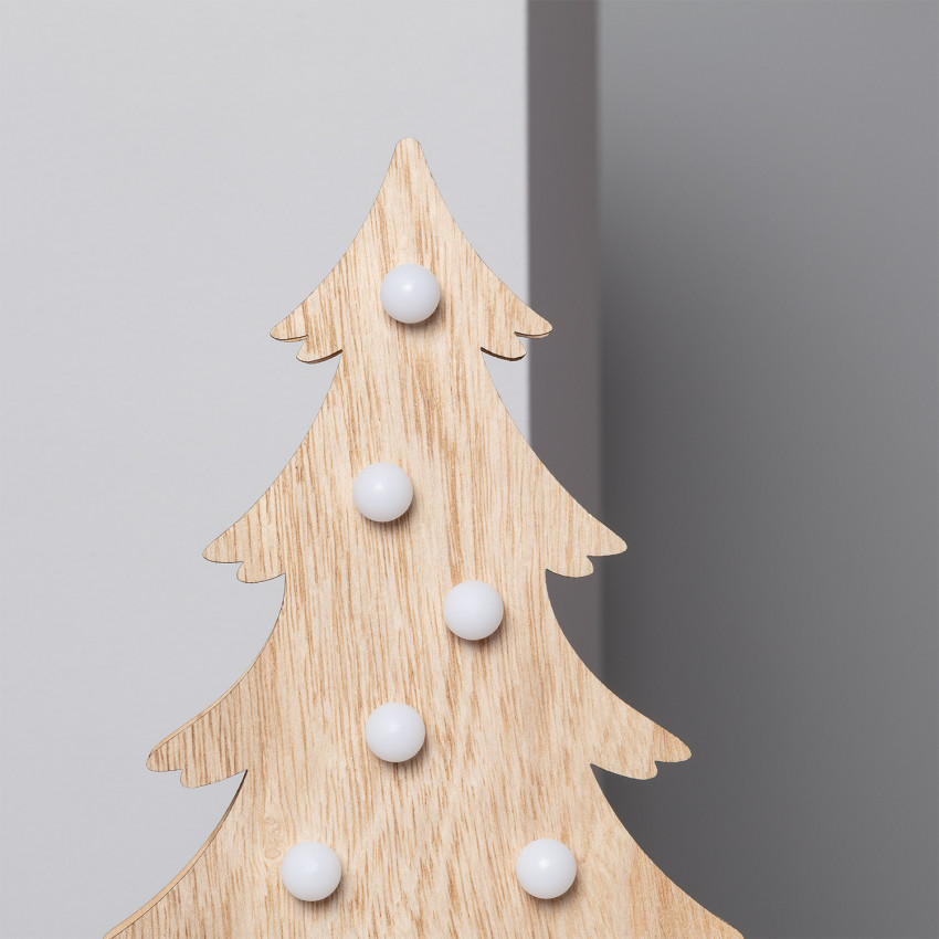 Produit de Sapin de Noël LED Wood à Piles