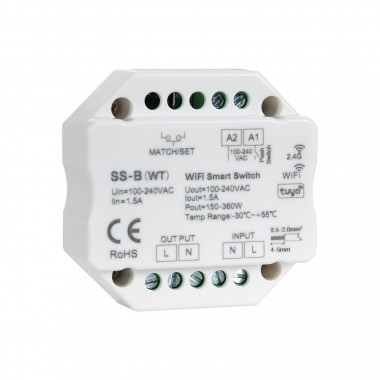 Product of Push Button Switch Compatible RF WiFi LED 