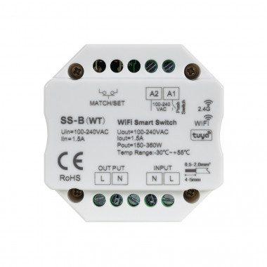 Prodotto da Regolatore LED Wi-Fi RF Compatibile con Pulsante