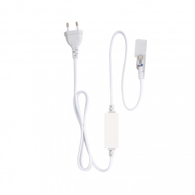Cavo Raddrizzatore Corrente Striscia Neon LED Regolabile 220V AC 120 LED/m Monocolore IP67 Taglio ogni 100cm