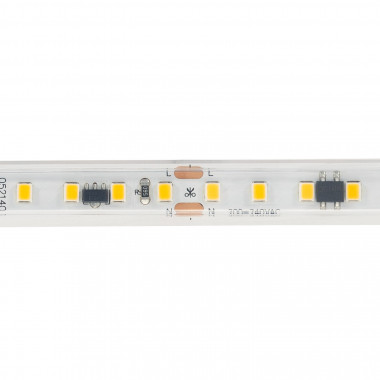 Ruban LED Dimmable 220V AC Auto-Redressement 120LED/m Blanc Chaud