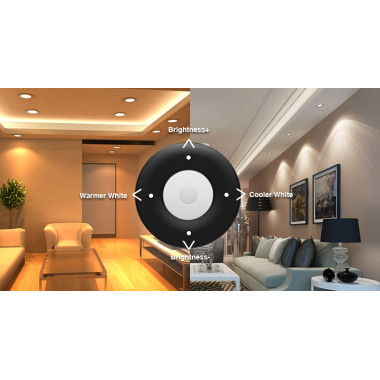 Product van Afstandsbediening RF voor LED Monocolor /CCT MiBoxer FUT007 4 Zone  