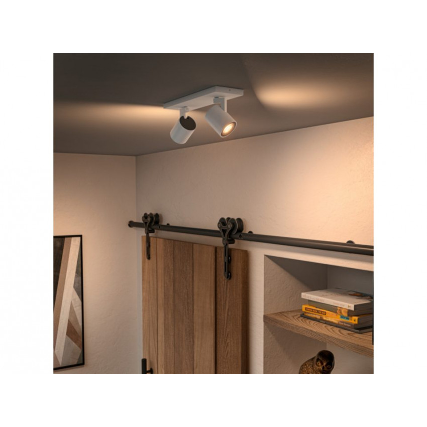 Product of PHILIPS Hue Runner GU10 White Ambiance Double Spotlight Wall Lamp