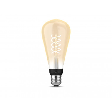 Ampoule LED Filament E27 7W 550 lm ST72 PHILIPS Hue White Edison